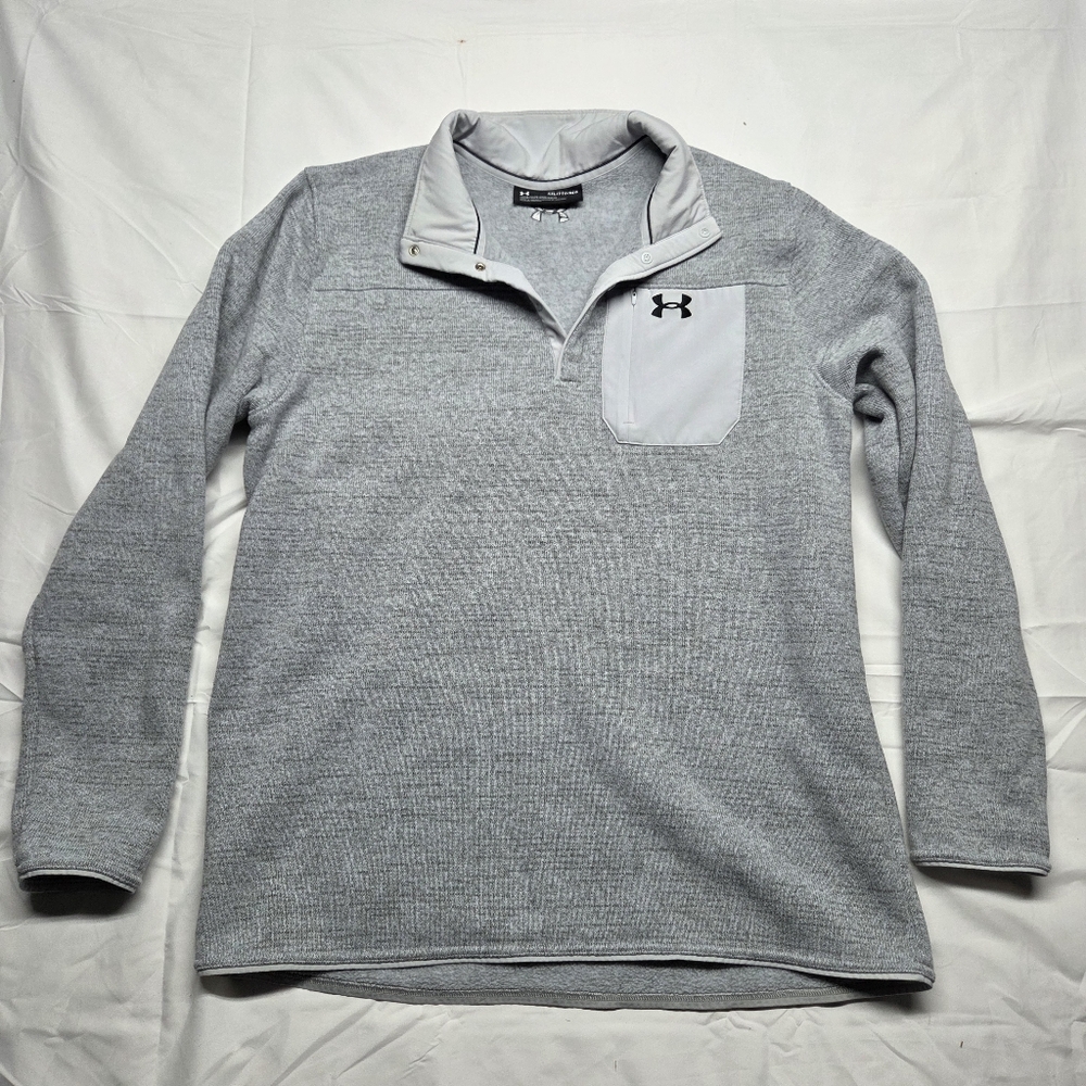 Under Armour Men's Specialist 2.0 Henley in Halo Gray XXL
